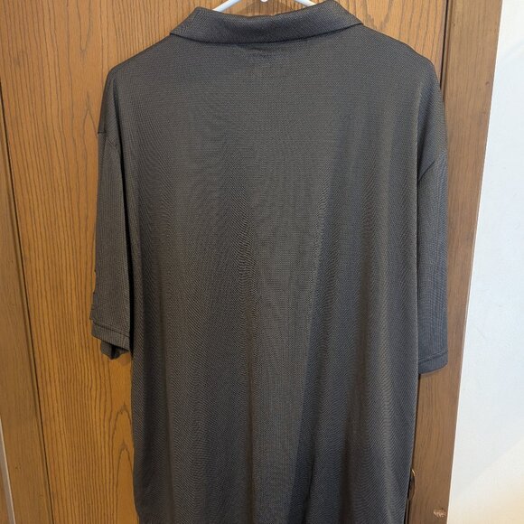 PGA Tour Golf Athletic Fit Polo Short Sleeve Shirt Gray/Black Men's SIze XL - Picture 3 of 4